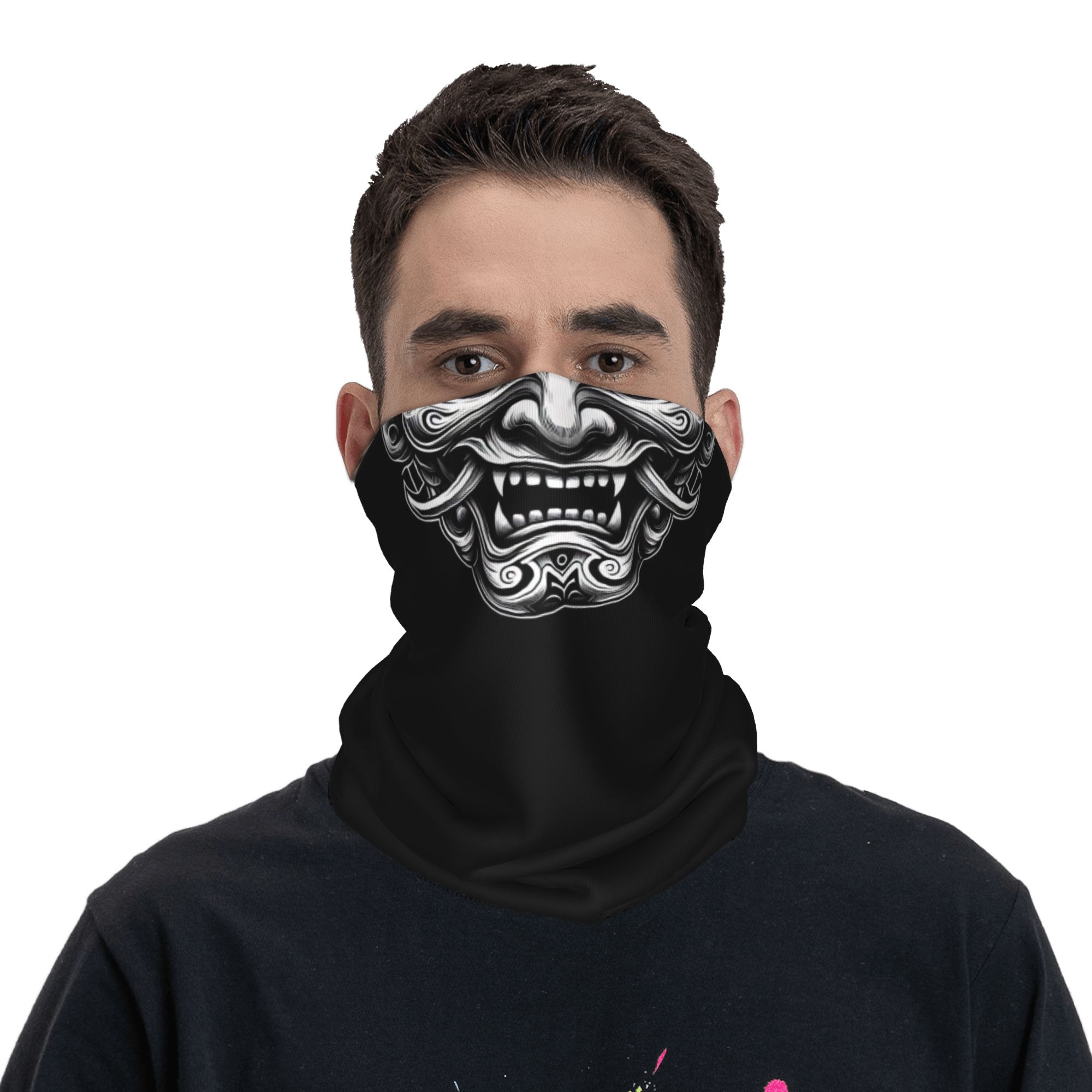 Custom Samurai Oni Demon Banda - огляд і ціна Neck Gaiter Fleece