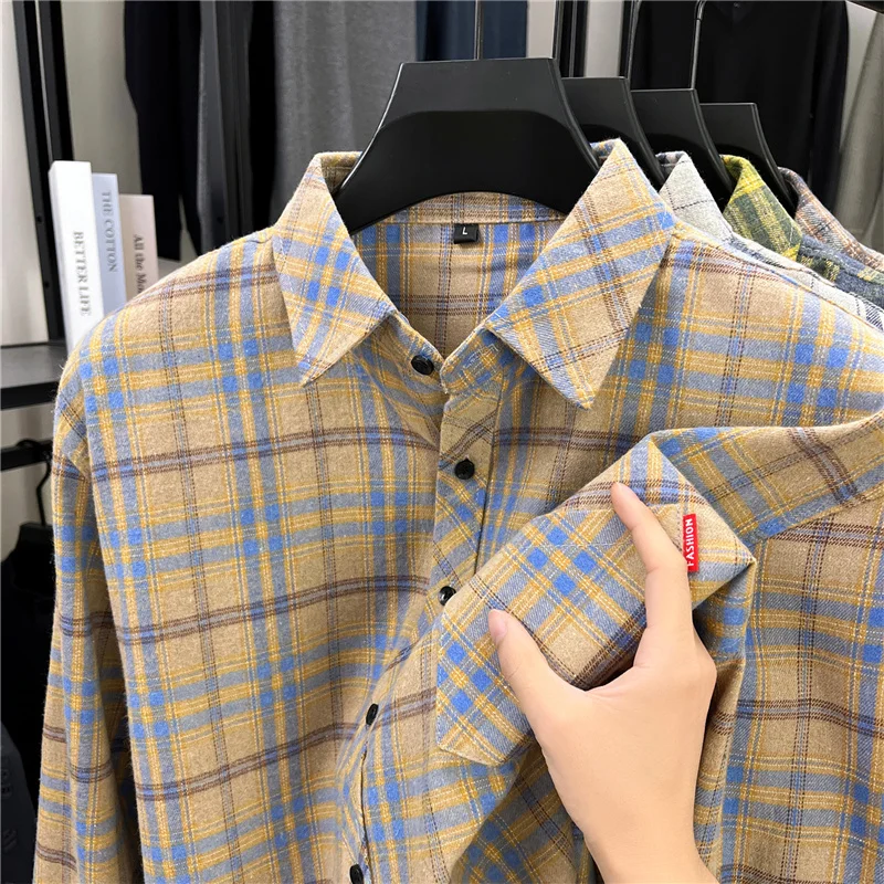 Mens Long Retro Plaid Flannel  - огляд і ціна Flannel Shirt Lined