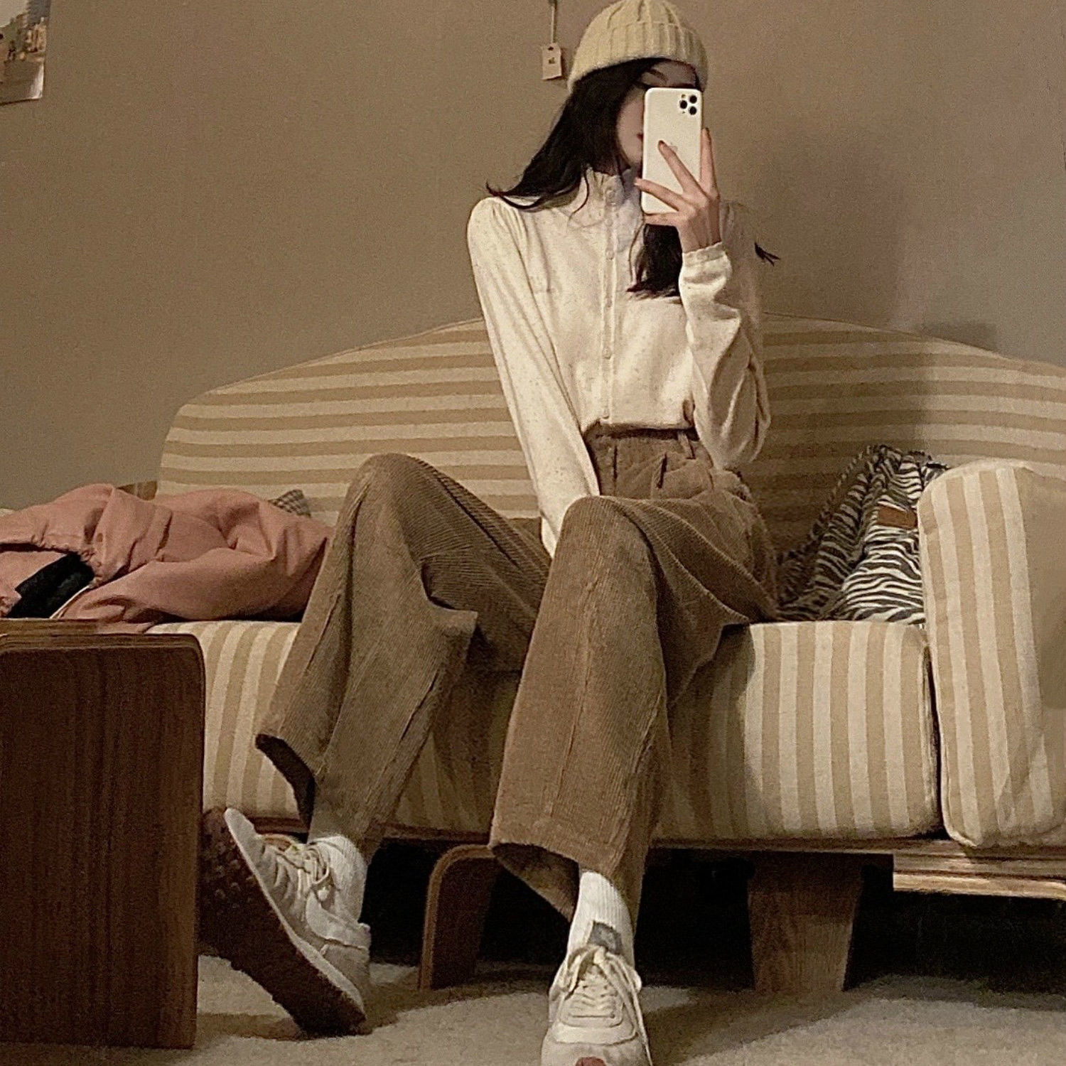Wide Leg Corduroy Pants Women  - огляд і ціна Corduroy Pant Warm
