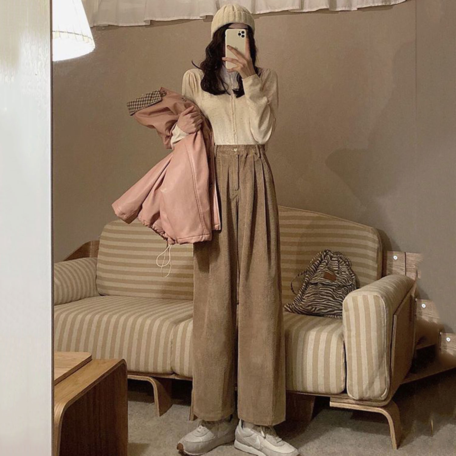 Wide Leg Corduroy Pants Women  - огляд і ціна Corduroy Pant Warm