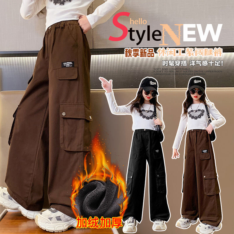 Teenager Girls Winter Cargo Pa - огляд і ціна Corduroy Pant Warm