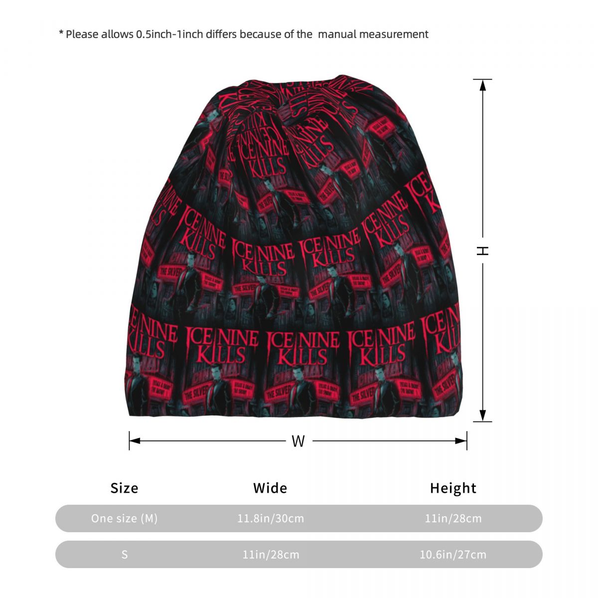 Ice Nine Kills The Silver Scre - огляд і ціна Knit Beanie Hat Warm